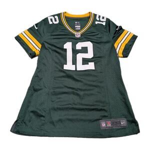Green Bay Packers Aaron Rodgers #12Jersey Womens Medium Nike Authentic Stitched